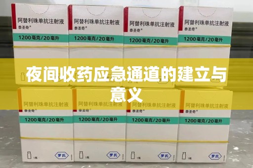 长沙夜间收药应急通道的建立与意义